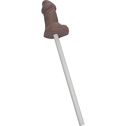 Lápis DIABLO PICANTE com forma de pénis e textura macia