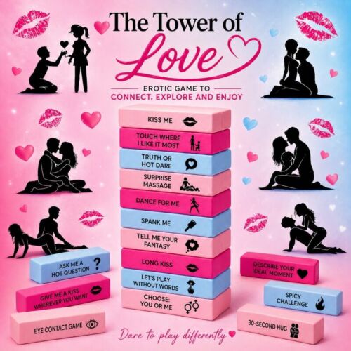Jogo de Casal DIVERTY SEX Love Tower Game