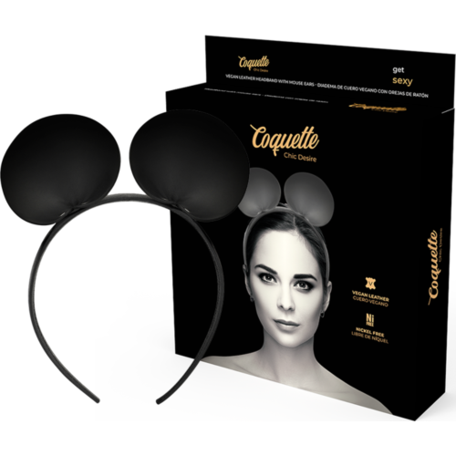 Acessório Coquette Chic Desire Diadema com Orelhas de Mouse