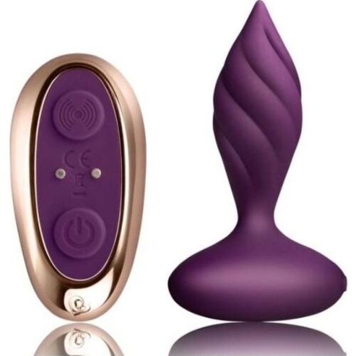 Vibrador Anal ROCKS-OFF Desire com Mando a Distância