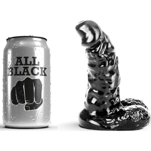 Dildo ALL BLACK 13 CM | Estimulação intensa e confortável