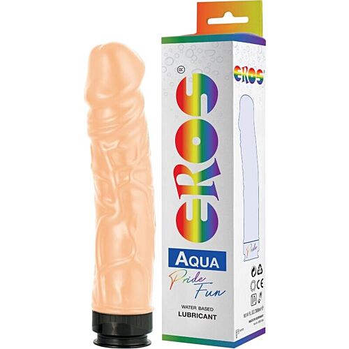 Dildo PRIDE EROS AQUA com Lubrificante Eros Aquaglide