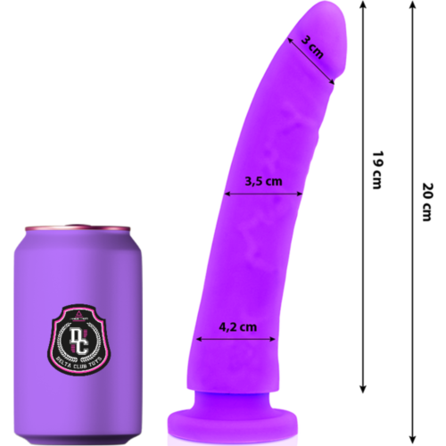 Dildo DELTACLUB 20 cm em silicone médica