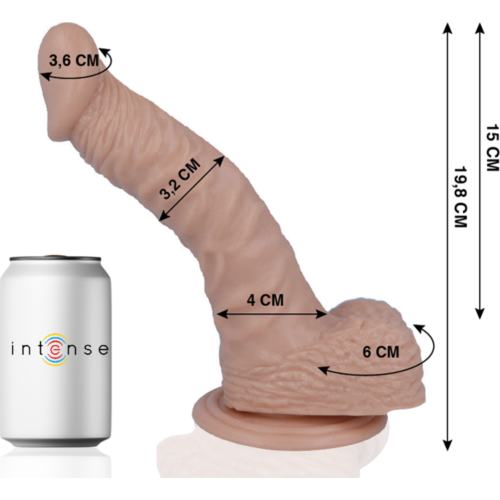 Dildo MR. INTENSE 19.8 CM com Tacto Realista