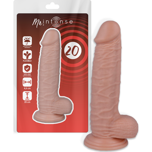 Dildo MR. INTENSE 20 CM - Toque realista e sedoso