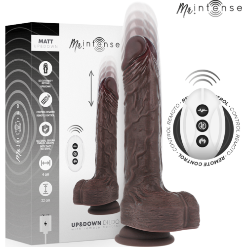 Vibrador Realístico MR. INTENSE MATT com Controle Remoto