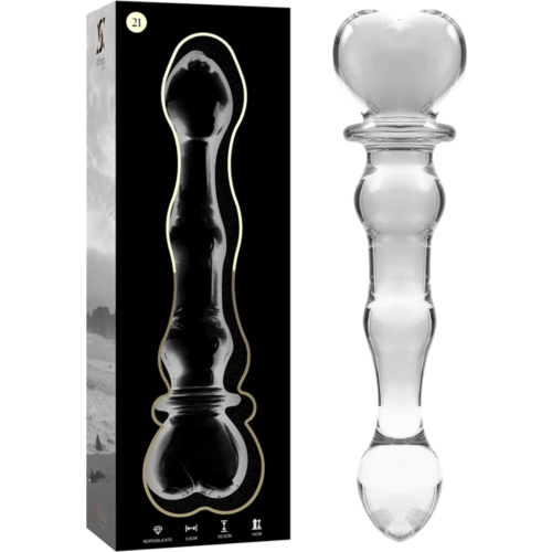 Dildo de Cristal Borosilicato Nebuloso