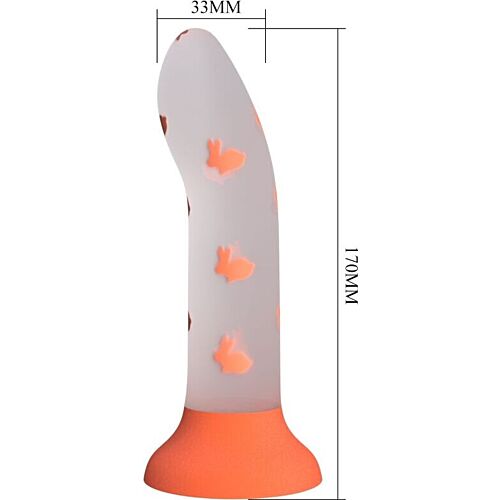 Dildo Pretty Love Magical Nightfall com ventosa e brilho