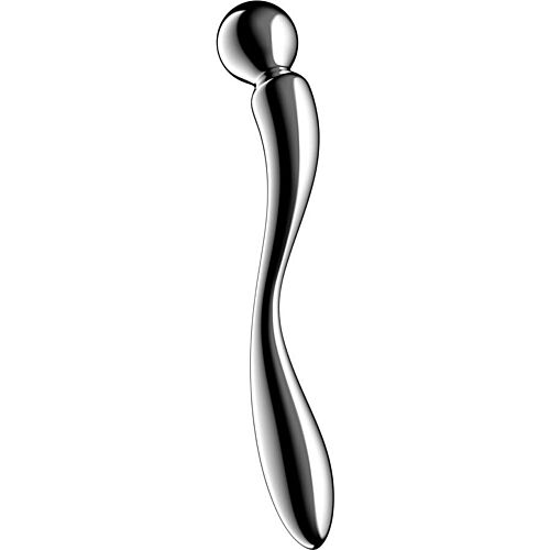 Dildo Satisfyer Star Force 2 em aço inoxidável com uso reversível