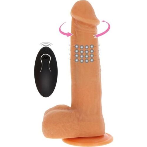 Dildo Vibrador Get Real com Bolas Giratórias