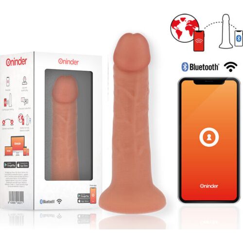 Dildo Vibrador ONINDER Bogotá 22cm com Controle por APP