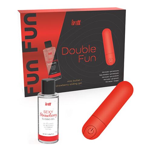 Kit de Casais INTT RELEASES Double Fun com Balita e Gel de Morango
