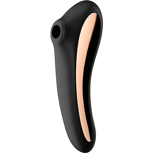 Estimulador de Clitóris Dual Kiss Satisfyer - Preto