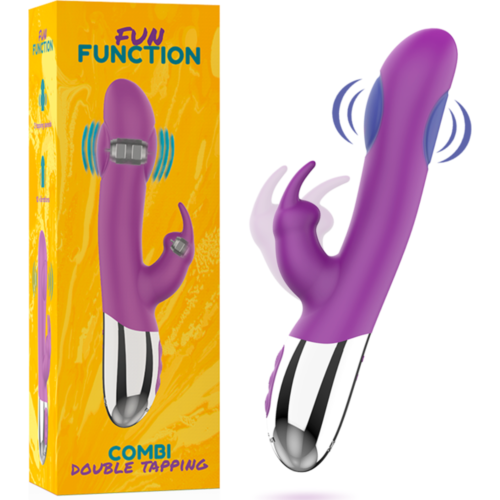 Vibrador Rabbit FUN FUNCTION COMBI DOUBLE TAPPING com Dupla Estimulação