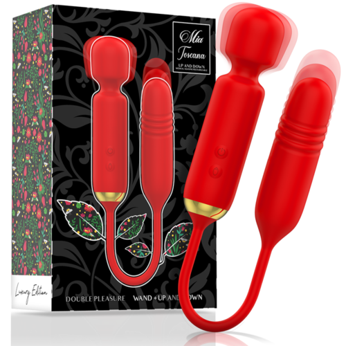 Vibrador MIA Toscana Double Pleasure Wand com Estimulação Dupla