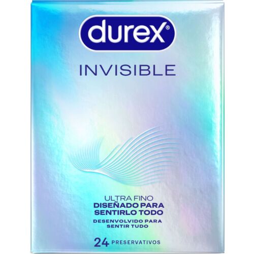 Preservativos DUREX Invisible Ultra Fino – 24 Unidades