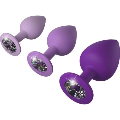 Conjunto de Plugs Anal Fantasy For Her Violet