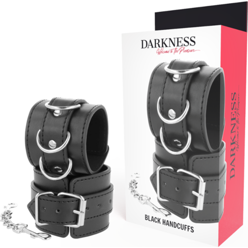 Esposas Darkness Bondage com puños ajustáveis