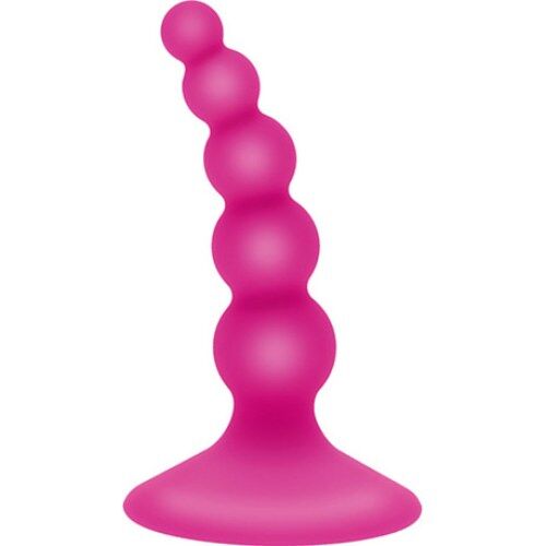 Estimulador Anal S Pleasures Sassy Pink com 5 Bolas