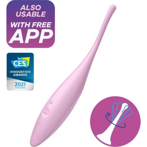 Estimulação Clitoriana Satisfyer Twirling Joy com App