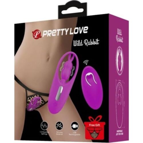 Vibrador Pretty Love Wild Rabbit com Controle Remoto