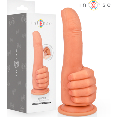 Dildo Ponto G INTENSE BENDER com Mão Flexível