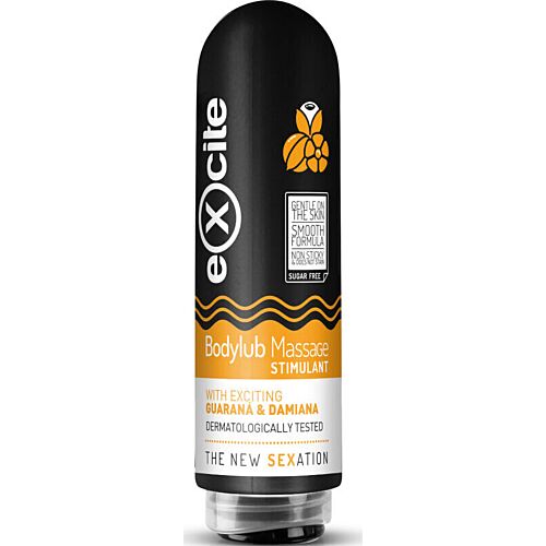 Gel Lubrificante Excite Bodylub Guaran 200ml com Afrodisíacos