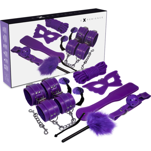 Set Bondage EXPERIENCE - BDSM Fetish Kit Série Purple