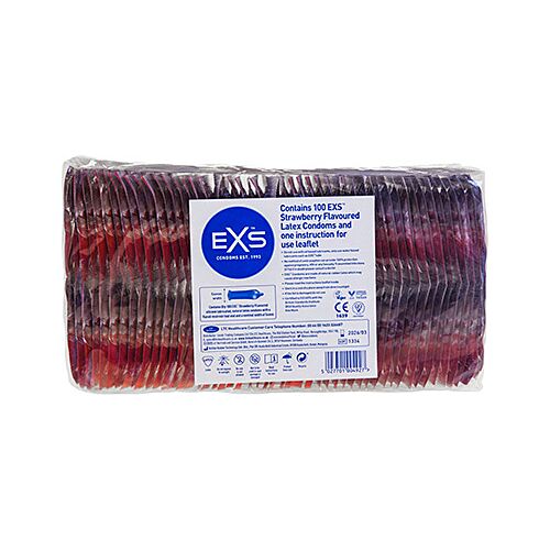Preservativos Exs Strawberry Sundae com sabor a fresa