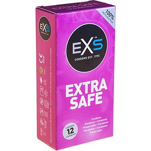 Preservativos Exs Extra Thick 12?s - Segurança e conforto superior