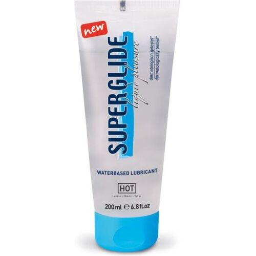Lubrificante HOT Superglide 200ml com deslizamento prolongado