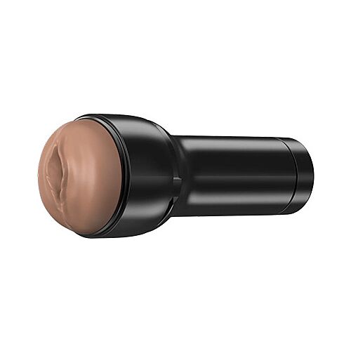 Masturbador Kiiroo Feel Generic Mid Brown com aspecto de vulva