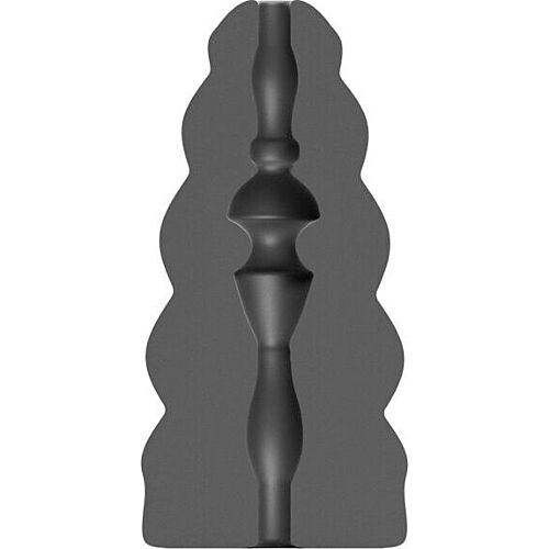 Masturbador ALL BLACK Flick com textura interior