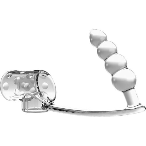 Funda para Pene Pretty Love com Plug Anal Transparente