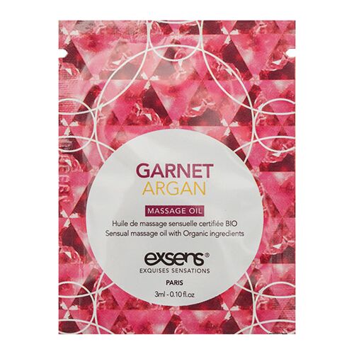 Óleo de Massagem Exsens Garnet Argan 3ml com Granate