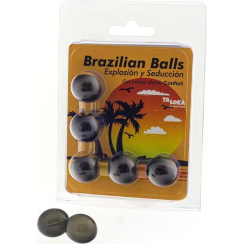 Bolas Brasileiras TALOKA com Gel Excitante Efeito Conforto