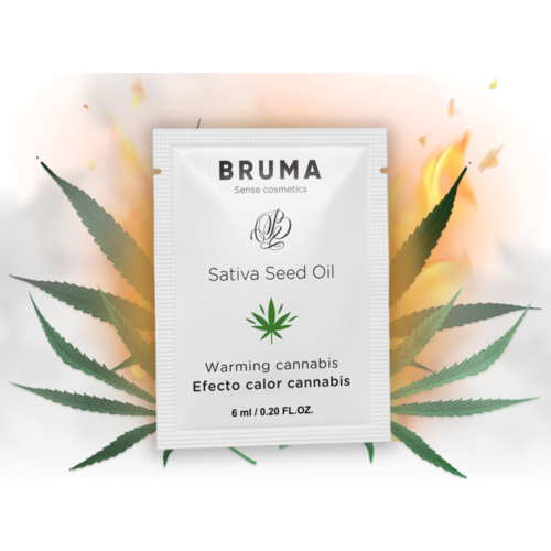 Gel Deslizante BRUMA com Efeito Calor e Sabor Cannabis