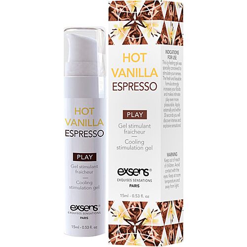 Gel estimulante Exsens Hot Vanilla Espresso 15 ml
