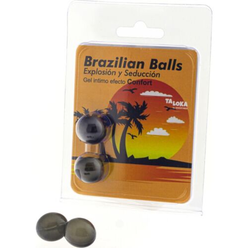 Bolas Brasileiras Taloka com Gel Excitante Efeito Conforto
