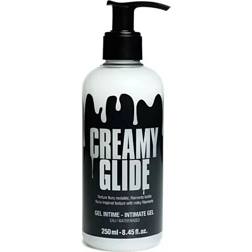 Gel íntimo CREAMY Glide 250 ml aspeto leitoso