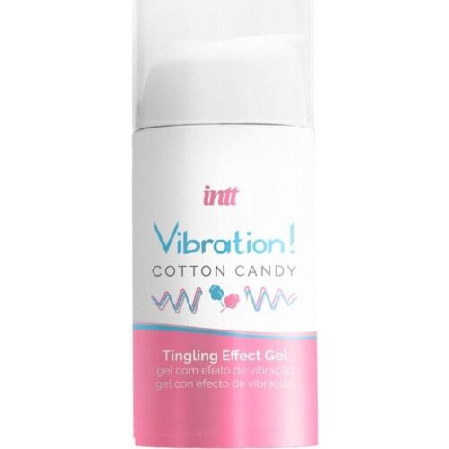 Gel Estimulante INTT Algodão Doce 15 ml com Vibrações
