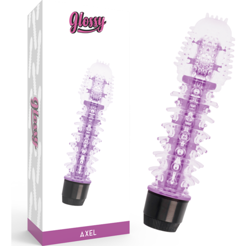 Vibrador Clássico GLOSSY AXEL com forma ergonómica