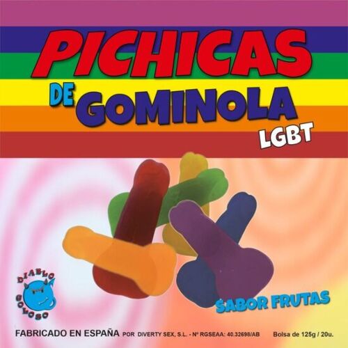Guloseimas Divertidas PRIDE Pichitas de Gominola