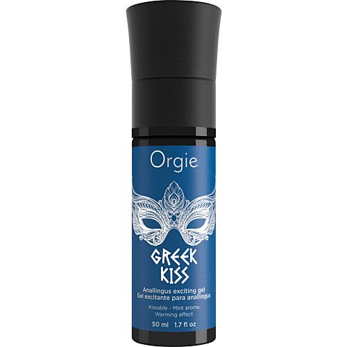 Gel Íntimo Orgie Greek Kiss 50ml com Efeito Calor