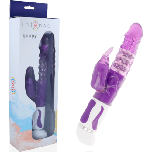Vibrador Rabbit INTENSE Guppy com Estimulação Clitorial
