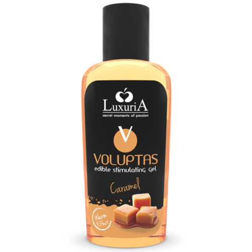Gel de Massagem Comestível Intimateline Luxuria Efeito Calor Caramelo
