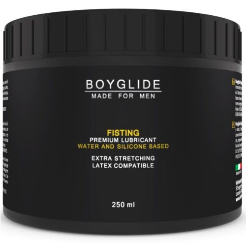 Lubrificante Boyglide Fisting 250ml - Conforto e suavidade.