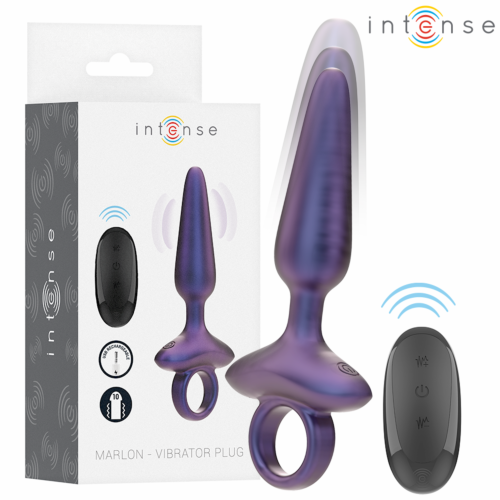 Plug Anal Vibratório INTENSE MARLON com Controle Remoto