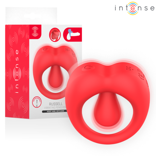 Anel Vibratório INTENSE Russell com Estimulador Clitoriano