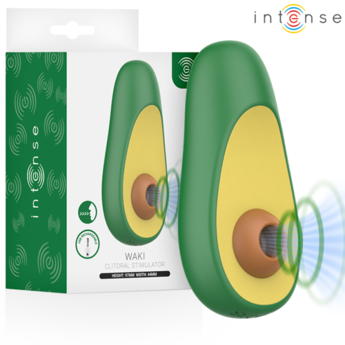 Estimulador de Sução INTENSE FUN TOYS WAKI AVOCADO